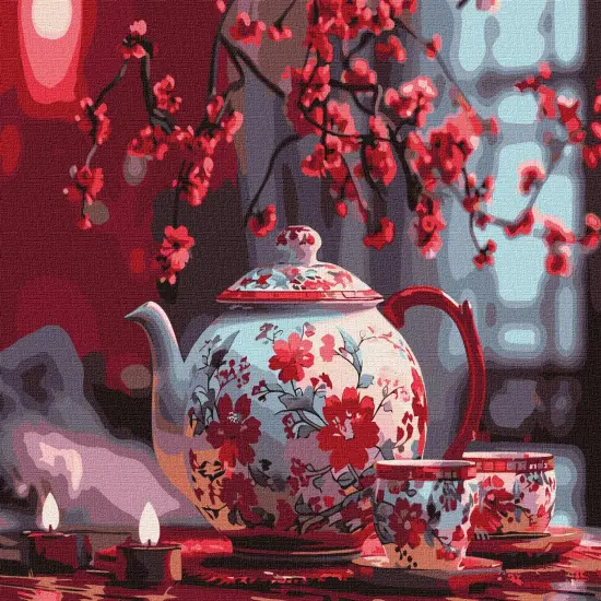 Painting by Numbers kit Candlelit tea KHO5704 {2}