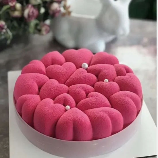 Heart Breakable Silicone Mold {3}