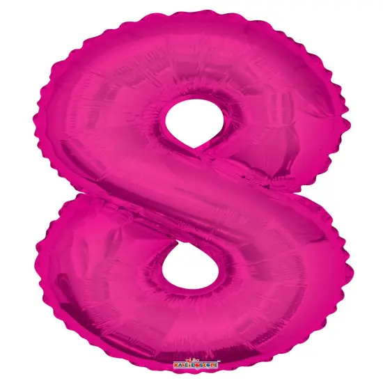 34" Numeral 8 Balloon - Pink, 1ct {1}
