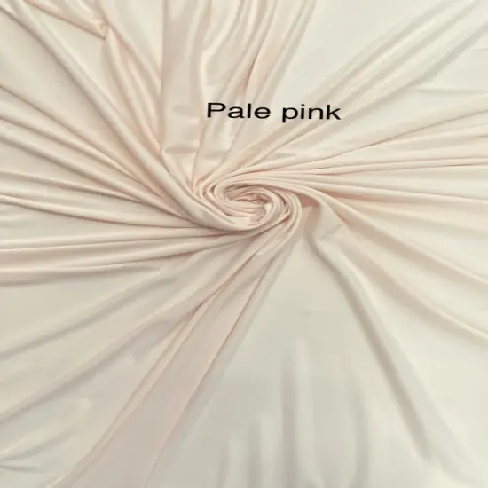 1 Yard Pale Pink Matte Stretch Lining Fabric For Dresses Undergarments Costumes Sewing 60 Inches Wide {1}