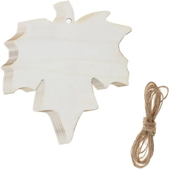 30 Pieces Wood Pumpkin Shaped Cutouts {2}