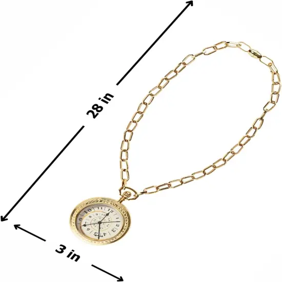 Descendants Pocket Watch Official Disney Descendants The Rise of Red Pocket Watch, Plastic Faux Costume Accessory, One Size {4}