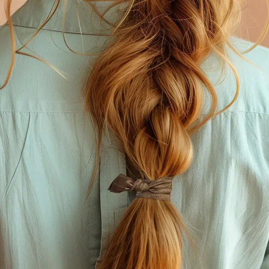 Wrapables No Crease Ouchless Elastic Ribbon Hair Ties Ponytail Holders (Set of 30), Grayscale {4}