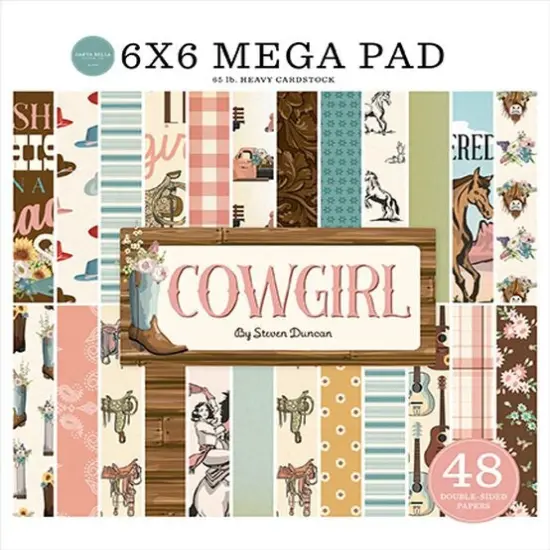 Carta Bella Cowgirl Cardmakers 6X6 Mega Pad {1}