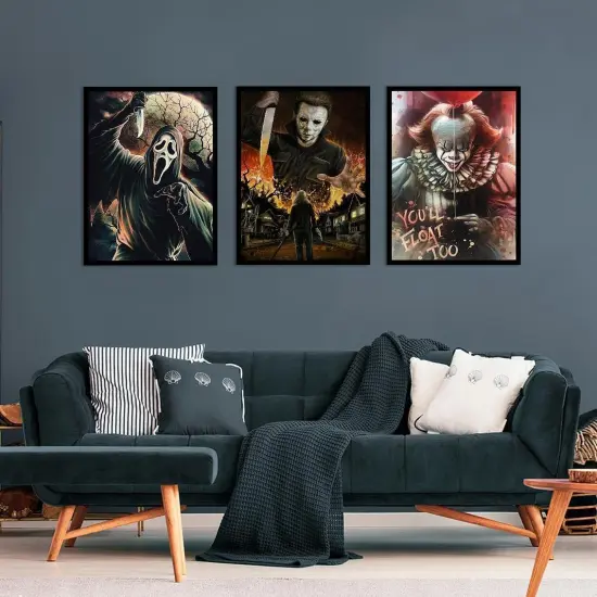 3 Pack Halloween 5D Diamond Art Kits,Diamond Painting Kits for Adults,12x16inch {2}