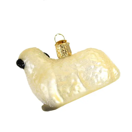 Old World Christmas 2.25 In Sheep With Lamb Tree Ornament , Ornament Gentleness Purity Off-white {2}