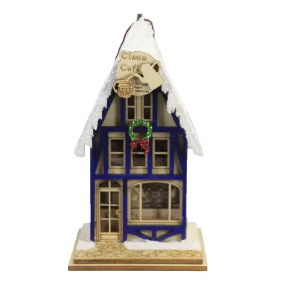Ginger Cottages 4.75 In Claus Cafe Coffee Shop Tree Ornament , Caffeine Ornament Beige {1}