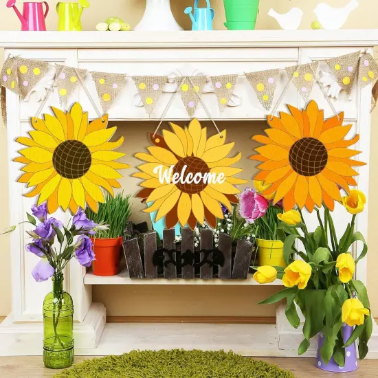 Large Size 12" Wooden Spring Ornaments to Paint {4}