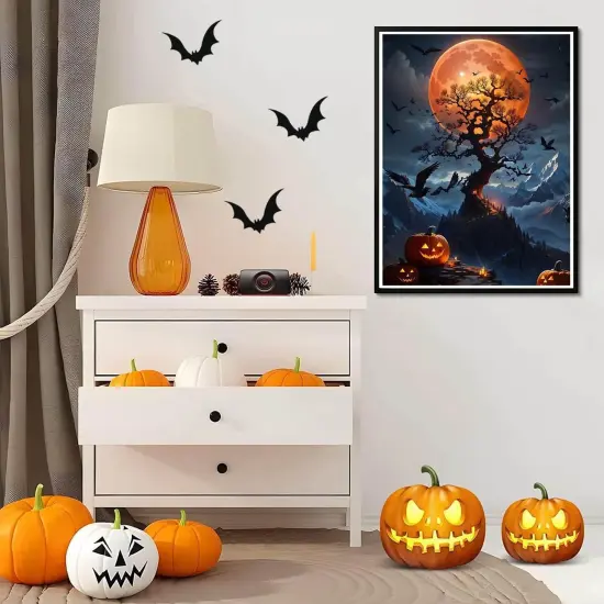 5D Halloween Diamond Art Kits for Beginners,12 x 16 Inch {3}