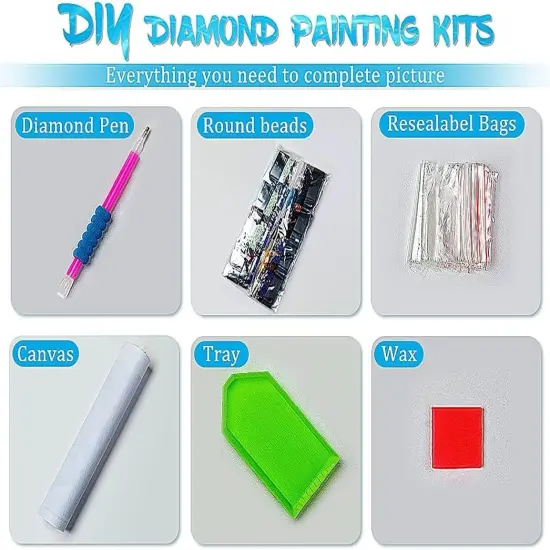 12X16 Inch - Halloween Diamond Painting Kits for Adults {5}