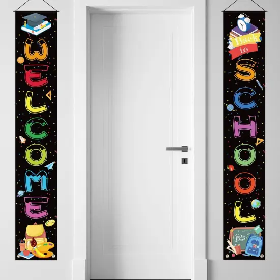 Welcome Back To School Door Banner {5}
