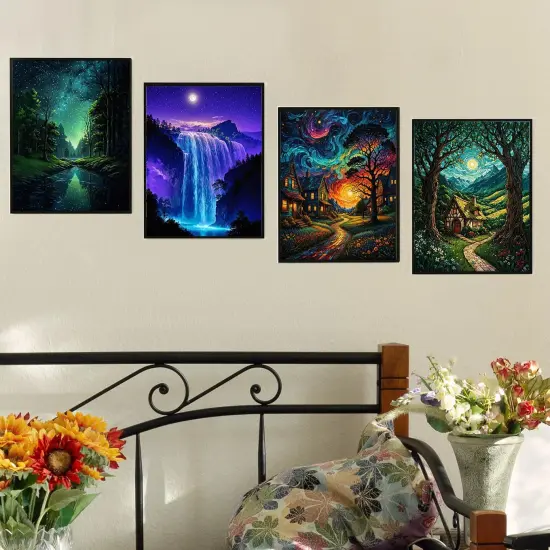 Starry Sky Paint by Numbers - 4 Pack {4}