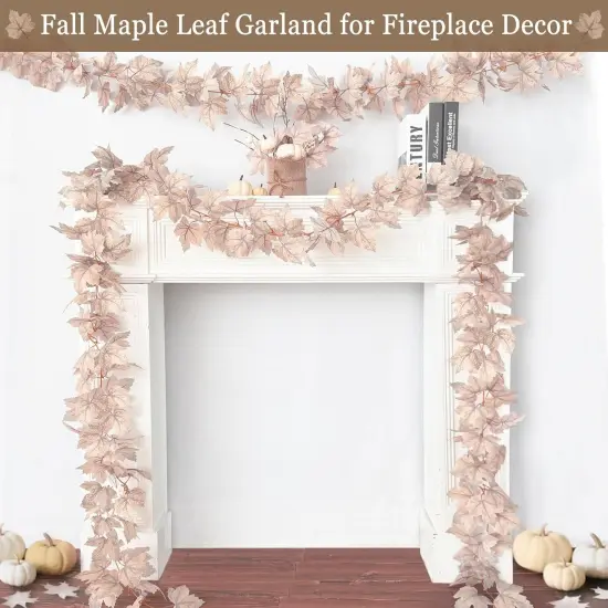 2 Pack 6 Ft Fall Garland with Hooks {5}