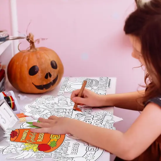 36 Pcs Coloring Crafts Kit for Thanksgiving {4}
