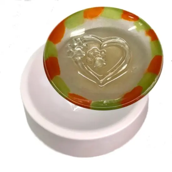 Dog Bowl Glass Fusing Kiln Mold 8" {1}