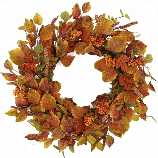 20" Fall Autumn Wreath {1}