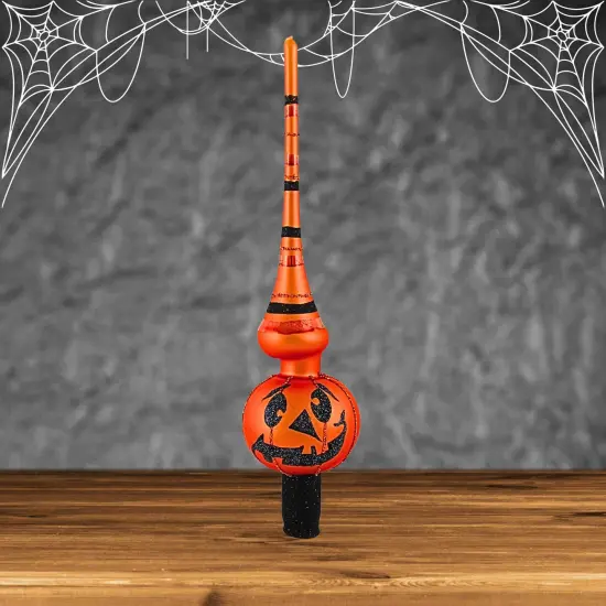 Santa Land 13.0 Inch Ferguson Mcfright Tree Topper Halloween Tree Topper , Halloween Decor Finial Halloween Pumpkin SILLY {4}