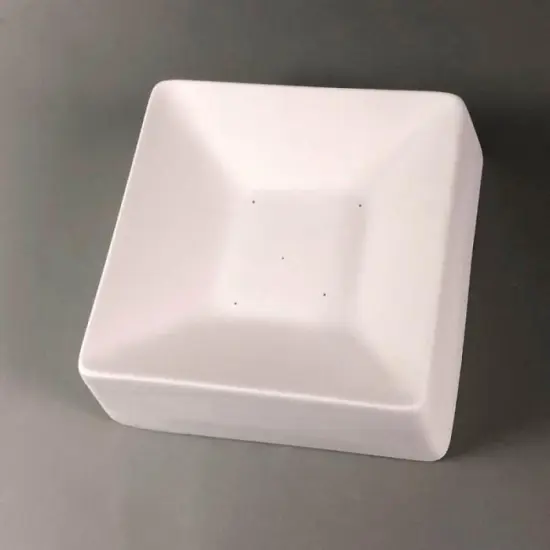 6.75" x 6.75" x 2" Square Sided Glass Fusing Kiln Mold {3}