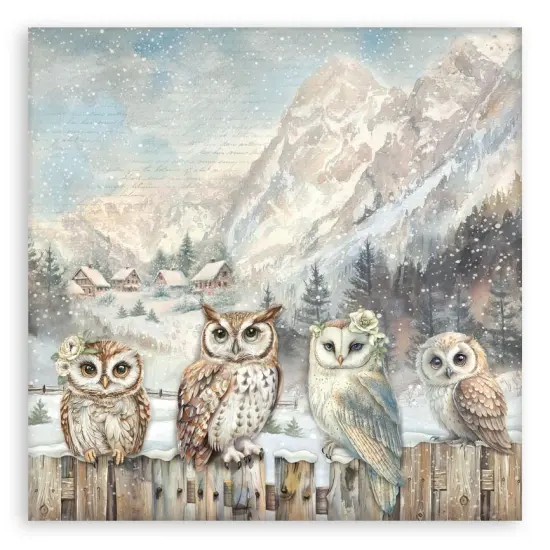 Stamperia Single-Sided Paper Pad 12"x12" 22/Pkg-The Owl's House {4}