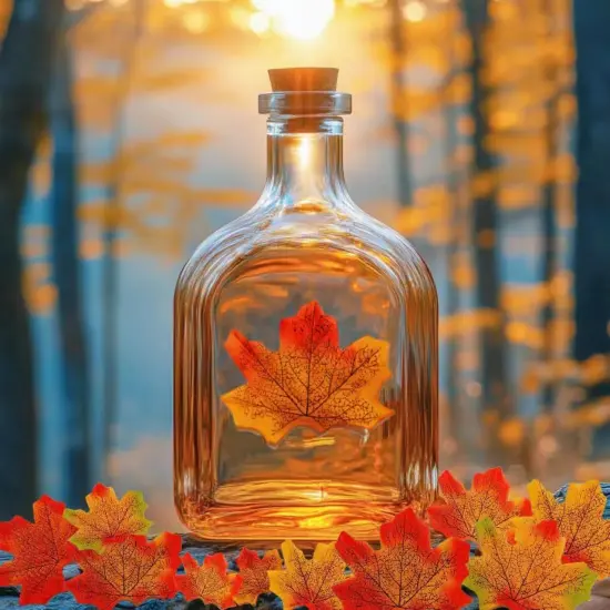 Fake Fall Leaves Decorations {4}