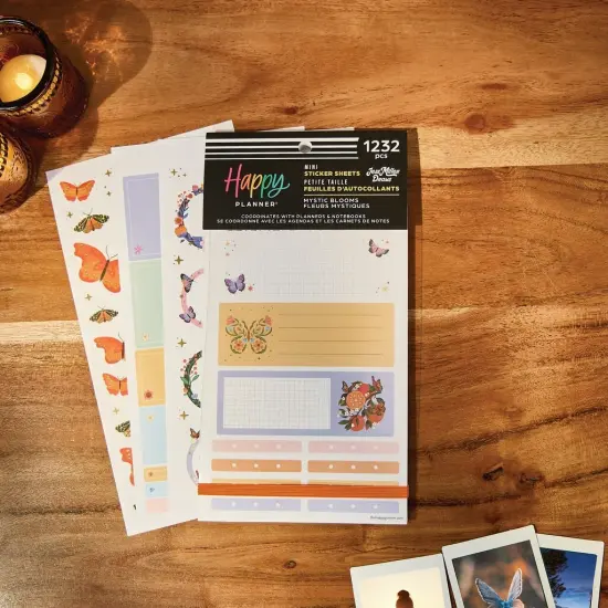 Happy Planner Mini Sticker Value Pack 30/Sheets-Mystic Blooms {6}
