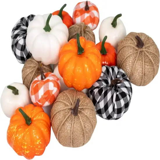 16 PCS Fall Decor Assorted Sizes {1}