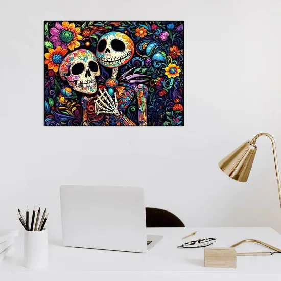 Skullhead Jack Halloween Diamond Art Kits {3}