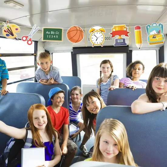 2 PCS Welcome Back to School Banner {2}