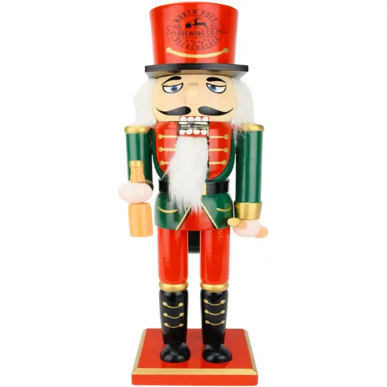 Tree Buddees Beercracker&reg; &ndash; Bottle Opener Nutcracker &ndash; 15 Inch Tall Functional Bottle Opening & Festive Holiday D&eacute;cor &ndash; Funny Gift for Men, Beer Lovers & Holiday Parties {4}