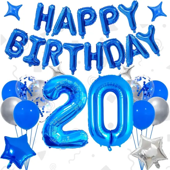 32 Inch 20 Balloon Numbers {1}