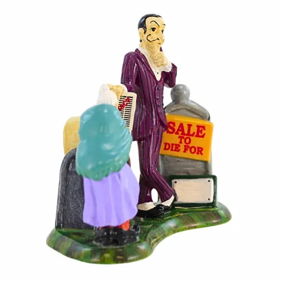 Department 56 Villages 3.25 In How About Our Lay-Away Plan? Halloween Figurine , Halloween Decor Halloween Snow Village Multicolored {3}