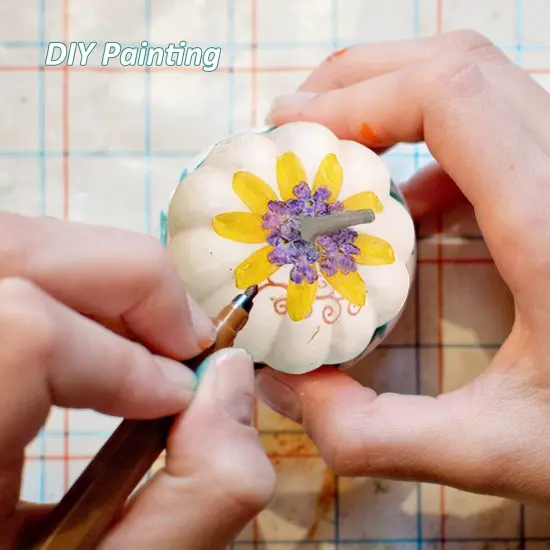 12PCS Realistic Artificial Pumpkins {2}