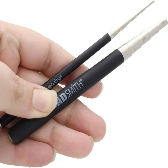 The Beadsmith 2-Piece Mandrel Set &ndash; Carbon Steel, Rubber Grip &ndash; 5.5&rdquo; Long &ndash; 5 diameters per Tool - Metal Jewelry Forming Tool &ndash; Create Consistent Loops Every Time {2}