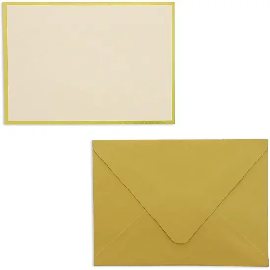 48 Pack Blank Invitation Cards and Envelopes for Thank You Note, Gold Foil Border, 4 x 6 Inch {1}