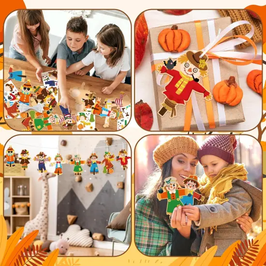 123Pcs Fall Scarecrow Craft Kit for Kids {4}