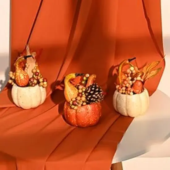 Artificial Pumpkins for Decorating {5}