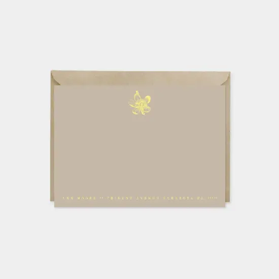 Persica Vulgaris Botanical Note Cards II {1}