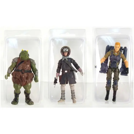 Protech SSAFBLARGE Storage / Display Action Figure Clamshell Storage Case, 2.375" W x 4.5" H x 1.3" D {3}