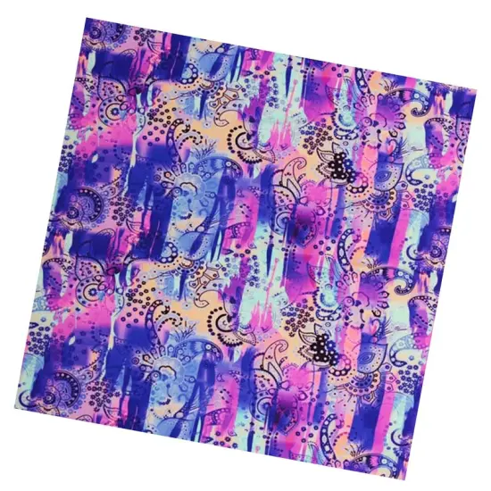 Wanderlust Paisley Printed Spandex {3}