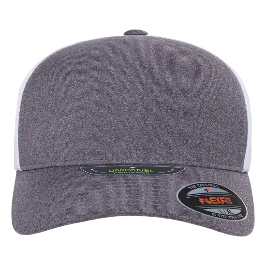 Flexfit&reg; Unipanel Cap Sleek & Modern Fit MLNG HTHR GR/ WH {1}