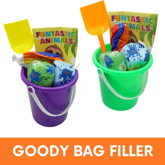 4E's Novelty 12 Pack Water Bomb Splash Balls - 3" Mini Absorbent Sponge Balls for Pool Party Favors for Kids {5}