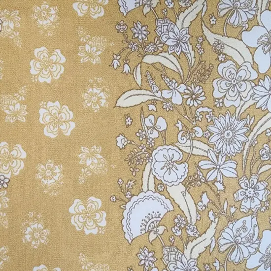 1 Yard Rayon Crinkle Crepon Fabric Mango, Lightweight Woven Apparel Material 50/52" Wide {2}