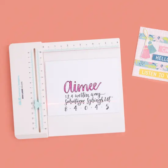 We R Mini Laser Square 6"X6.5" {7}