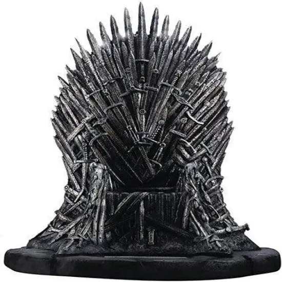 Game of Thrones Master Craft Iron Throne Table Top Statue {1}