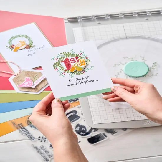 Sizzix A6 Layered Stencils 4/Pkg By Catherine Pooler-Folk Tree {3}