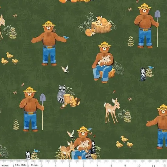 Main in Forest (cd16500-forest) | Friends of Smokey Bear | Riley Blake Designs | Riley Blake {1}