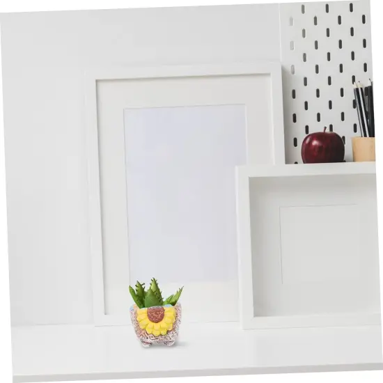 2pcs Hand Painted Cactus Plant Pots {3}