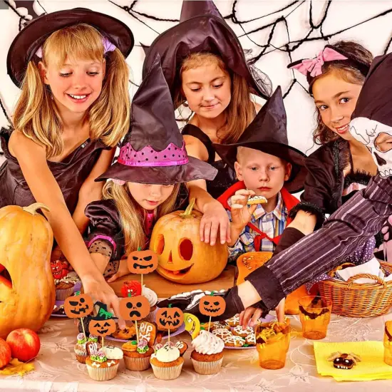 12pcs Happy Halloween Cupcake Toppers {5}