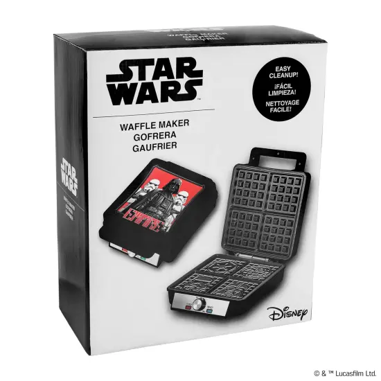 Uncanny Brands Star Wars Darth Vader Storm Trooper Deluxe Waffler {3}