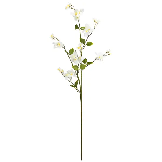 Northlight Japanese Anemone Artificial Floral Sprays - 45.5" - White and Yellow - Set of 4 {4}